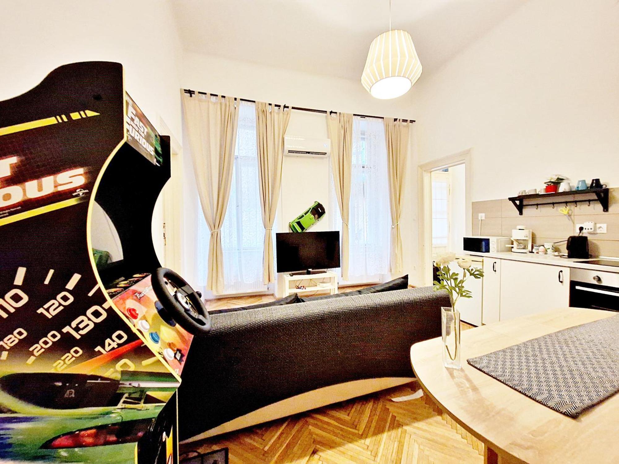 Free Parking Sega Rally Apartment 布达佩斯 外观 照片